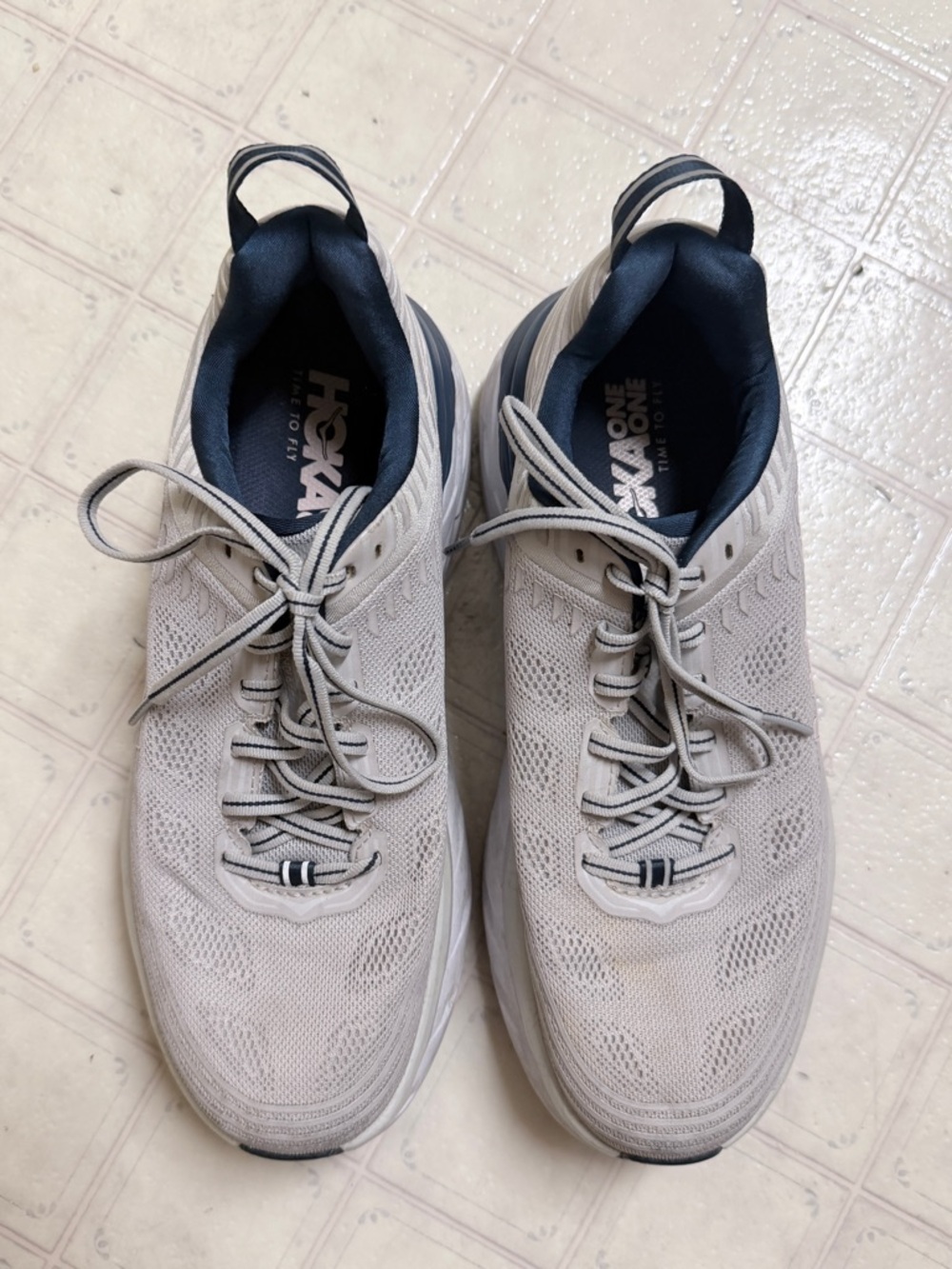 Hoka One One Women’s Running Shoes - Light Gray